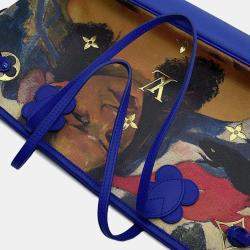 Louis Vuitton Blue Multicolor Monogram Masters Gauguin Neverfull MM Tote Bag