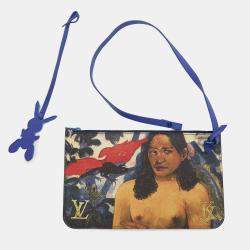 Louis Vuitton Blue Multicolor Monogram Masters Gauguin Neverfull MM Tote Bag