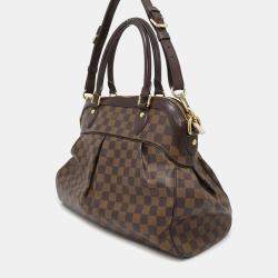 Louis Vuitton Red Damier Ebene Canvas Trevi GM Shoulder Bag