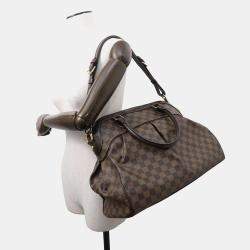 Louis Vuitton Red Damier Ebene Canvas Trevi GM Shoulder Bag