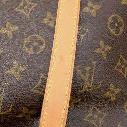 Pre Owned Louis Vuitton Brown Monogram Canvas Cabas Mezzo Tote Bag