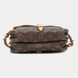 Pre Owned Louis Vuitton Brown Monogram Canvas Saumur 30 Shoulder Bag