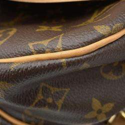 Pre Owned Louis Vuitton Brown Monogram Canvas Saumur 30 Shoulder Bag