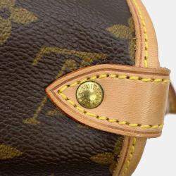 Pre Owned Louis Vuitton Brown Monogram Canvas Saumur 30 Shoulder Bag
