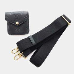 Louis Vuitton Black Calf Leather Utility Crossbody Bag