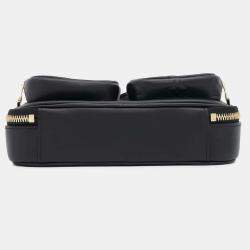 Louis Vuitton Black Calf Leather Utility Crossbody Bag
