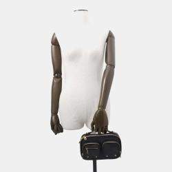 Louis Vuitton Black Calf Leather Utility Crossbody Bag