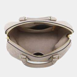 Louis Vuitton Tourterelle Monogram Empreinte Leather Speedy Bandouliere 25 Satchel Bag