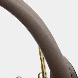 Louis Vuitton Tourterelle Monogram Empreinte Leather Speedy Bandouliere 25 Satchel Bag
