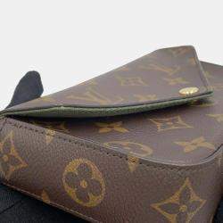 Pre Owned Louis Vuitton Green Monogram Multi Pochette Shoulder Bag
