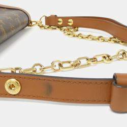 Louis Vuitton Brown Monogram Reverse Dauphine MM Shoulder Bag