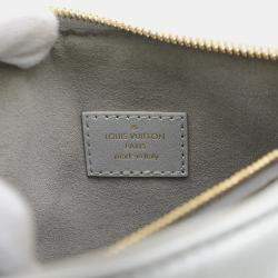 Louis Vuitton Silver Leather Monogram Coussin BB Crossbody Bag