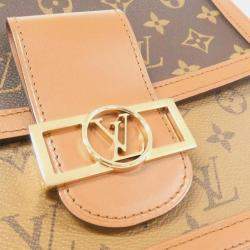 Louis Vuitton Brown Monogram Reverse Dauphine MM Shoulder Bag