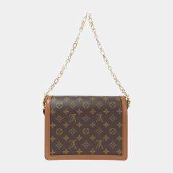 Louis Vuitton Brown Monogram Reverse Dauphine MM Shoulder Bag