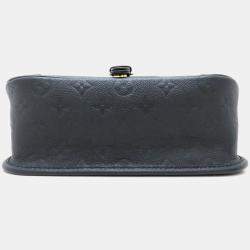 Pre Owned Louis Vuitton Noir Leather Monogram Empreinte Diane Shoulder Bag