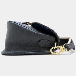 Pre Owned Louis Vuitton Noir Leather Monogram Empreinte Diane Shoulder Bag