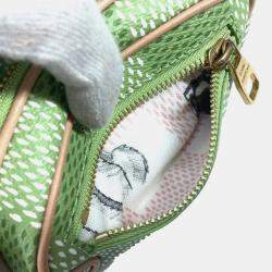 Pre Owned Louis Vuitton Green Damier Canvas Golf Mini Crossbody Bag