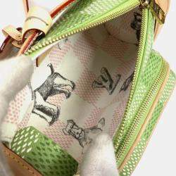 Pre Owned Louis Vuitton Green Damier Canvas Golf Mini Crossbody Bag