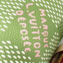 Pre Owned Louis Vuitton Green Damier Canvas Golf Mini Crossbody Bag