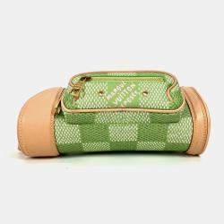 Pre Owned Louis Vuitton Green Damier Canvas Golf Mini Crossbody Bag