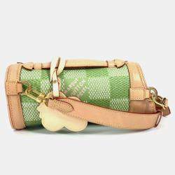 Pre Owned Louis Vuitton Green Damier Canvas Golf Mini Crossbody Bag