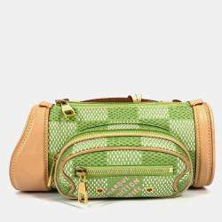 Pre Owned Louis Vuitton Green Damier Canvas Golf Mini Crossbody Bag