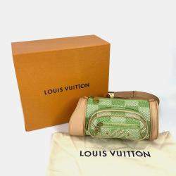Pre Owned Louis Vuitton Green Damier Canvas Golf Mini Crossbody Bag