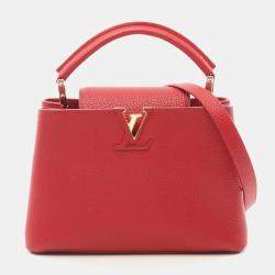 Louis Vuitton Red Taurillon Leather Capucines BB Handbag