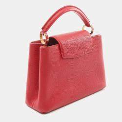 Louis Vuitton Red Taurillon Leather Capucines BB Handbag