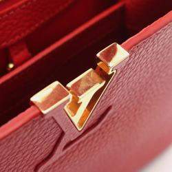 Louis Vuitton Red Taurillon Leather Capucines BB Handbag