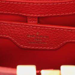 Louis Vuitton Red Taurillon Leather Capucines BB Handbag