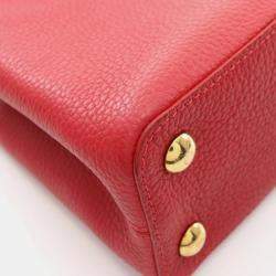 Louis Vuitton Red Taurillon Leather Capucines BB Handbag