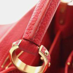 Louis Vuitton Red Taurillon Leather Capucines BB Handbag