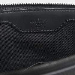Louis Vuitton  Black Monogram Taurillon Sac Plat Cross Bag