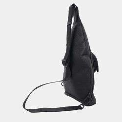 Louis Vuitton Black Monogram Shadow Duo Sling Body Bag 
