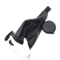 Louis Vuitton Black Monogram Shadow Duo Sling Body Bag 