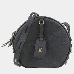 Louis Vuitton Black Monogram Empreinte Boite Chapeau Souple MM Shoulder Bag 