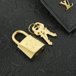 Louis Vuitton Black Monogram Empreinte Boite Chapeau Souple MM Shoulder Bag 