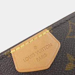 Pre Owned Louis Vuitton Brown Monogram Canvas Multi Pochette Accessoires Shoulder Bag