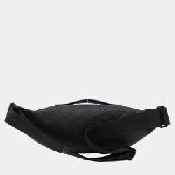 Louis Vuitton Black Monogram Shadow Leather Bum Bag