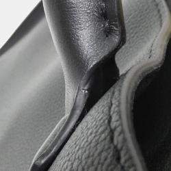 Louis Vuitton Black Monogram Leather On My Side MM Handbag