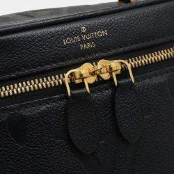 Louis Vuitton Black Monogram Empreinte Leather Vanity PM Shoulder Bag