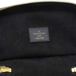 Louis Vuitton Black Monogram Empreinte Leather Vanity PM Shoulder Bag