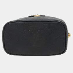 Louis Vuitton Black Monogram Empreinte Leather Vanity PM Shoulder Bag