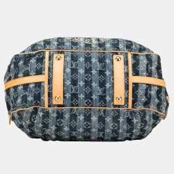 Louis Vuitton Indigo Blue Canvas Denim Porte Epaule Raye Cabas GM Handbag