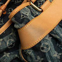 Louis Vuitton Indigo Blue Canvas Denim Porte Epaule Raye Cabas GM Handbag
