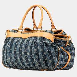 Louis Vuitton Indigo Blue Canvas Denim Porte Epaule Raye Cabas GM Handbag