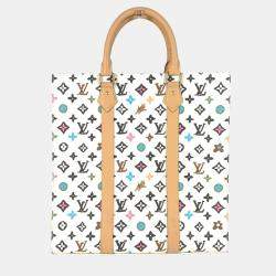 Pre Owned Louis Vuitton Multicolor Monogram Canvas Craggy Sac Plat Tote Bag