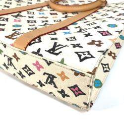 Pre Owned Louis Vuitton Multicolor Monogram Canvas Craggy Sac Plat Tote Bag