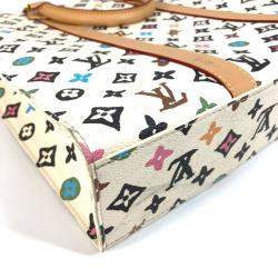 Pre Owned Louis Vuitton Multicolor Monogram Canvas Craggy Sac Plat Tote Bag